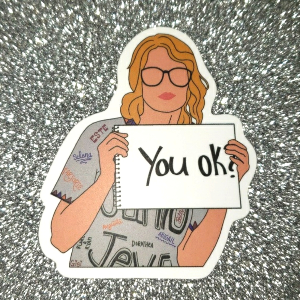 10/$10 Taylor Swift FEARLESS Waterproof Sticker Ok